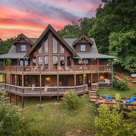 Sky High Lodge By Bk Stays. Large Cabin. Amazing Views. Game Room. Jacuzzi. Six Bedrooms. Sleeps 12 Blue Ridge Esterno foto