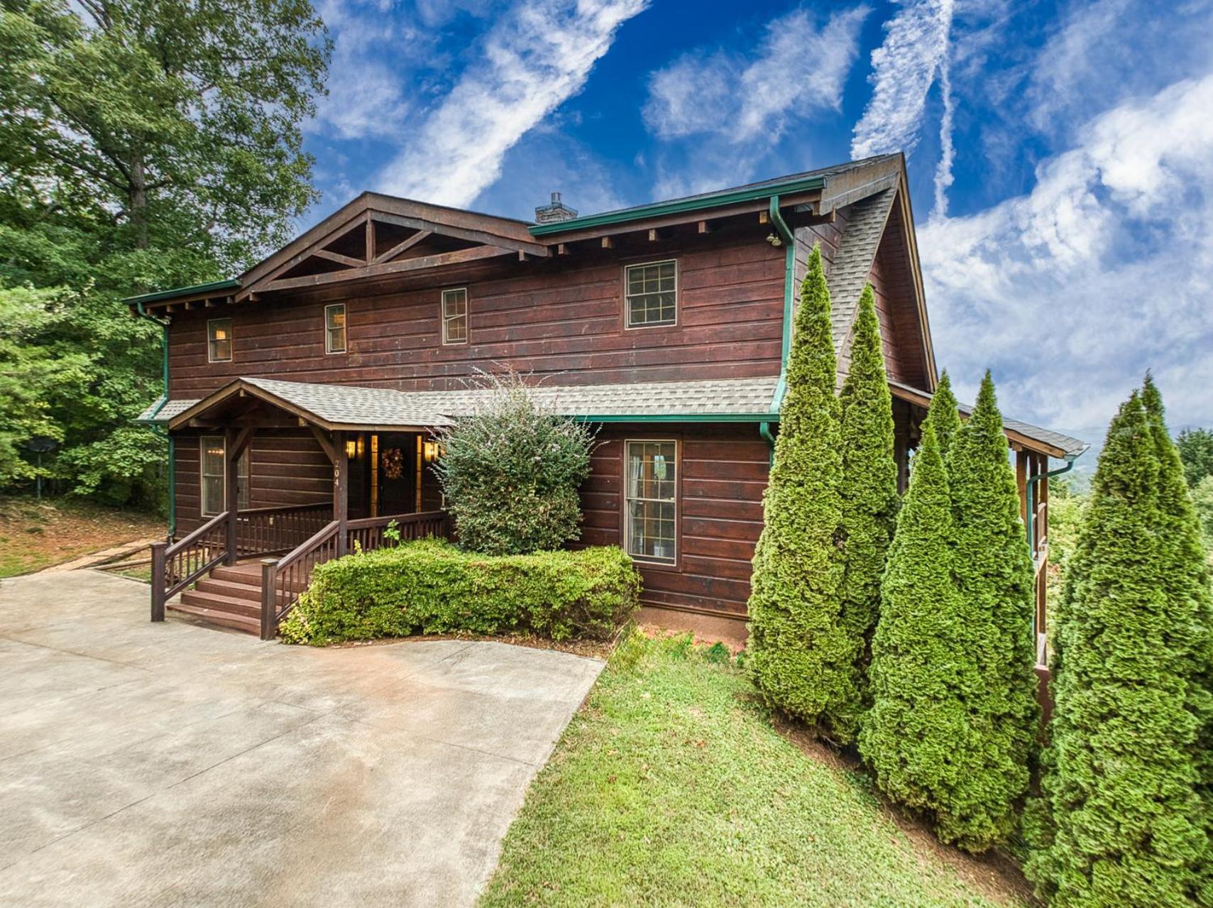 Sky High Lodge By Bk Stays. Large Cabin. Amazing Views. Game Room. Jacuzzi. Six Bedrooms. Sleeps 12 Blue Ridge Esterno foto