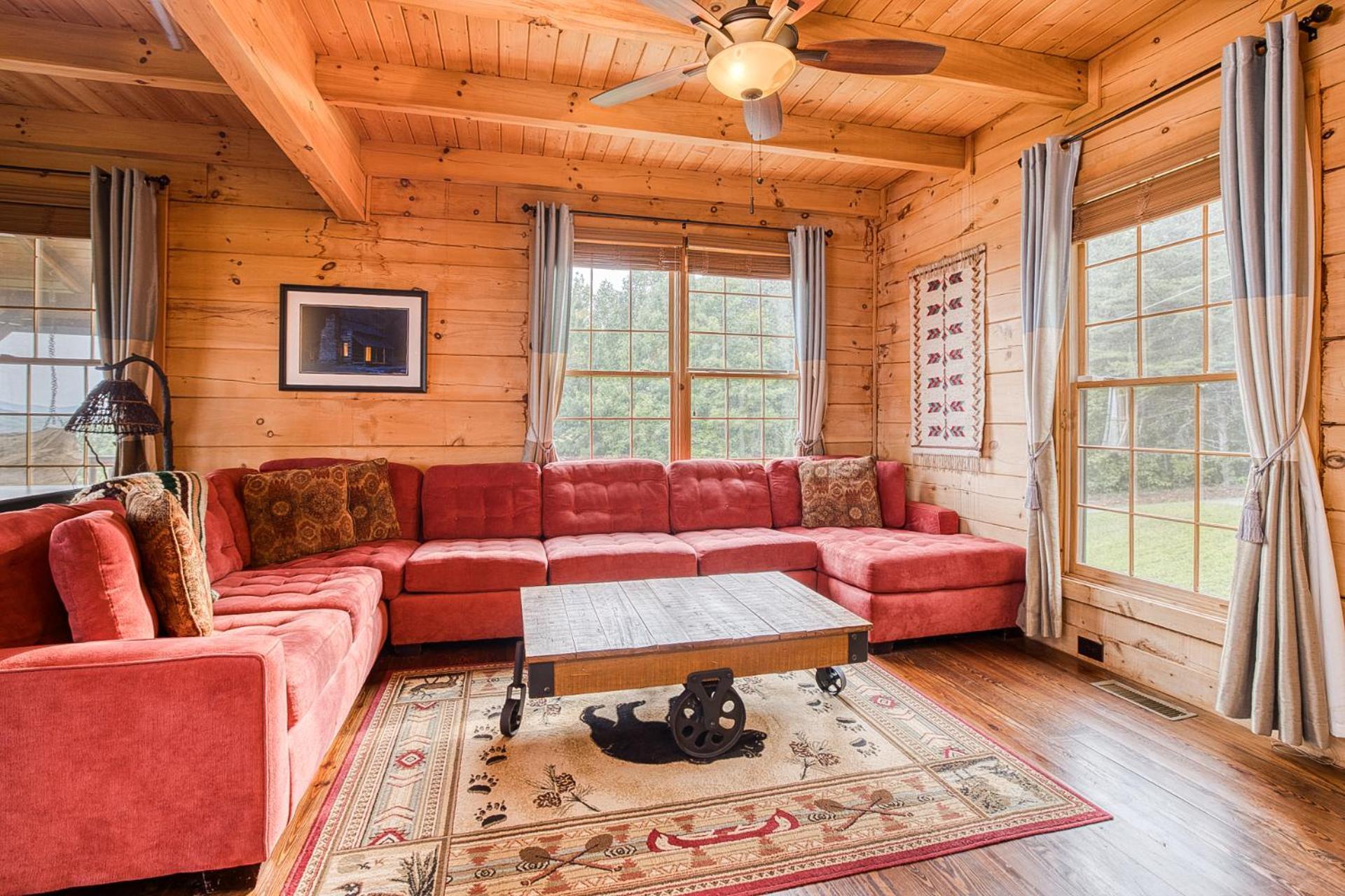 Sky High Lodge By Bk Stays. Large Cabin. Amazing Views. Game Room. Jacuzzi. Six Bedrooms. Sleeps 12 Blue Ridge Esterno foto