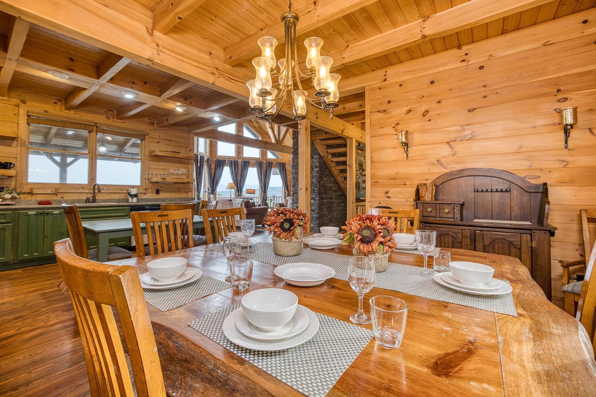Sky High Lodge By Bk Stays. Large Cabin. Amazing Views. Game Room. Jacuzzi. Six Bedrooms. Sleeps 12 Blue Ridge Esterno foto